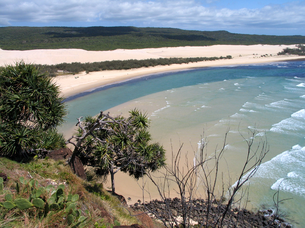 Fraser Island is a great destination if you are taking a cruise from Brisbane ... photo by CC user Lc95 on wikimedia commons (public domain)