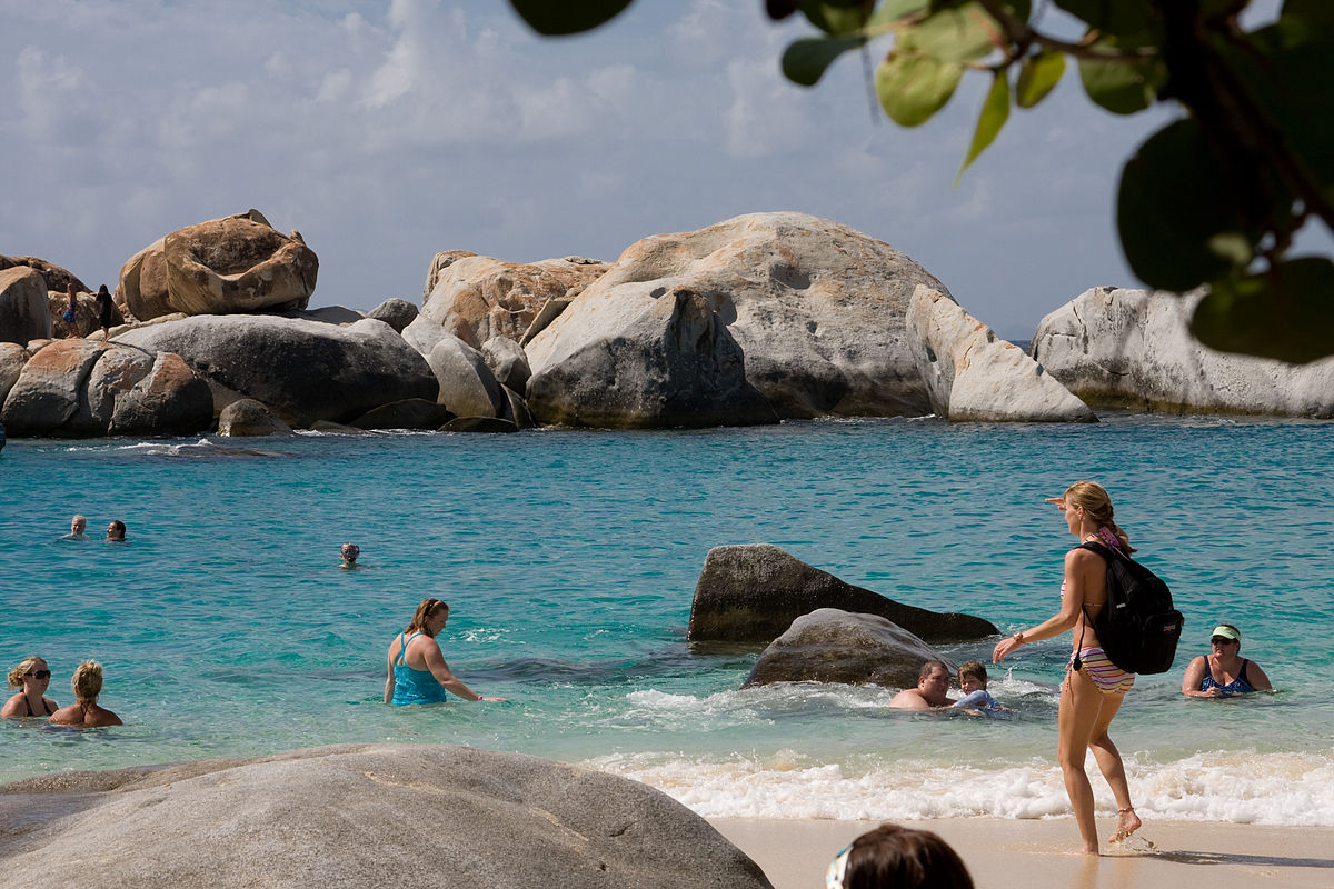 The Baths are the shining star of Virgin Gorda ... photo by CC user Calyponte on wikimedia commons