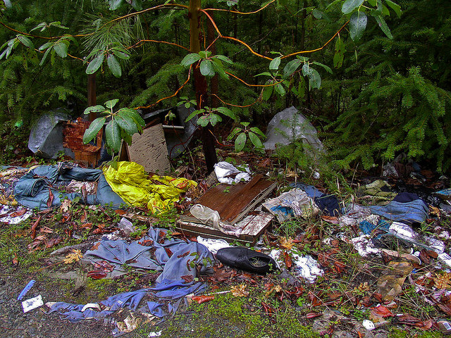 Fly-tipping is a huge problem in the UK